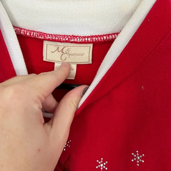 Vintage Snowman Winter Crewneck Large - Picture 4 of 4